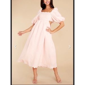 Endless Romance Blush Midi Dress